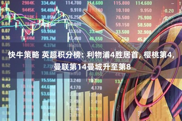 快牛策略 英超积分榜: 利物浦4胜居首, 樱桃第4, 曼联第14曼城升至第8