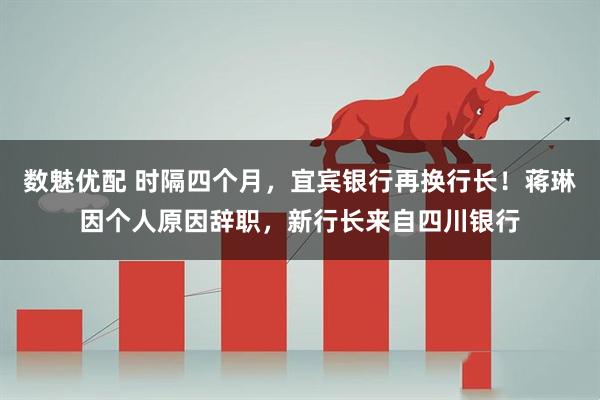 数魅优配 时隔四个月，宜宾银行再换行长！蒋琳因个人原因辞职，新行长来自四川银行